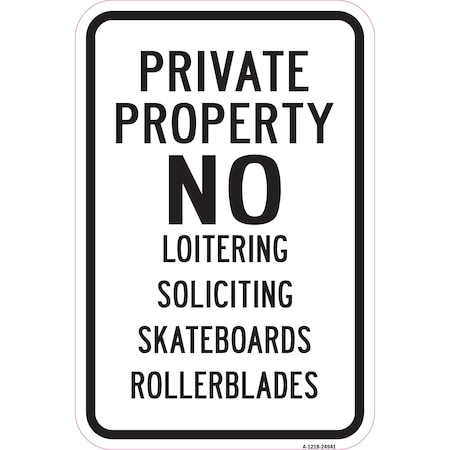 Signmission Safety Sign, 12 in Height, Aluminum, 24941 A-1218-24941